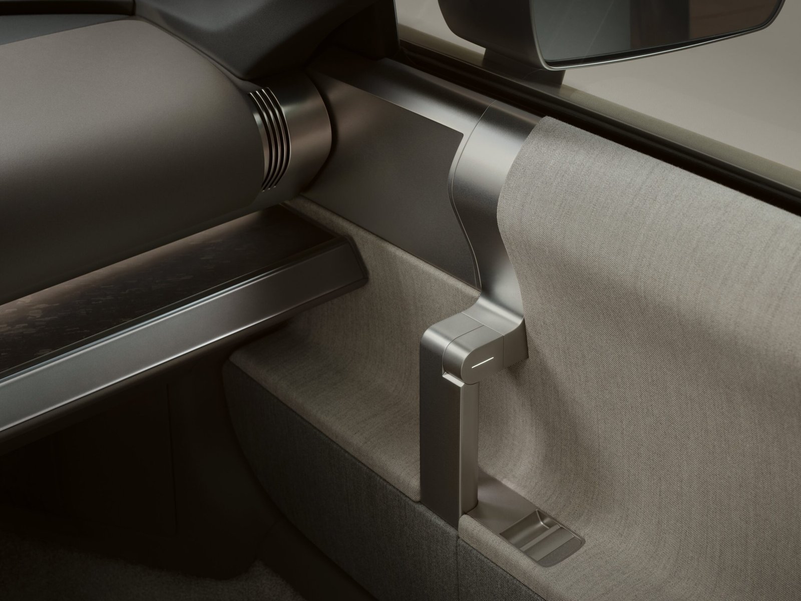 Audi Concept C Static studio shot, interior, door detail

