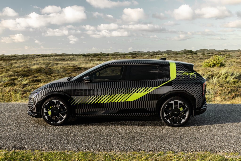 2026 Kia EV4 GT foil design capturing motion and light