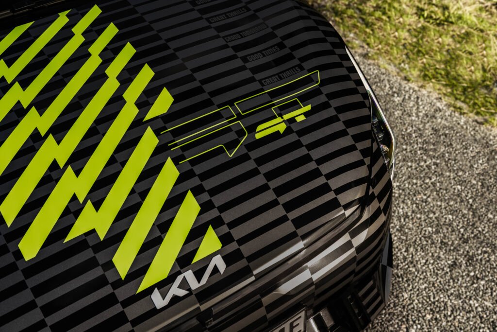 2026 Kia EV4 GT foil design capturing motion and light