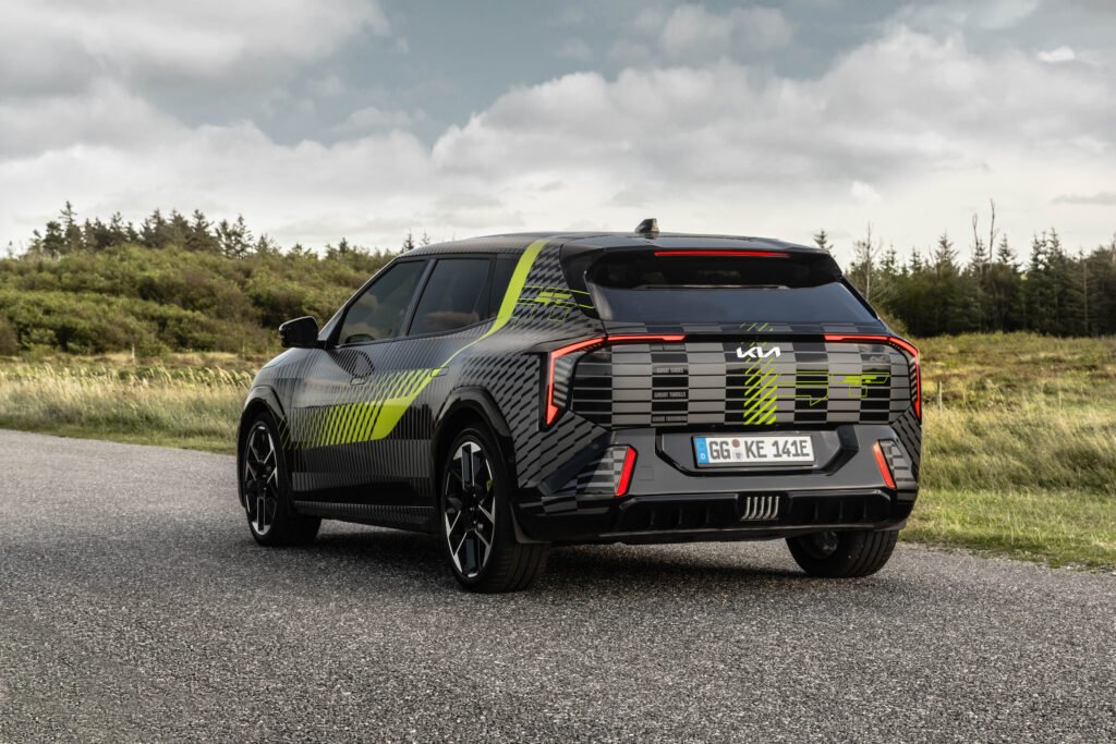 2026 Kia EV4 GT foil design capturing motion and light